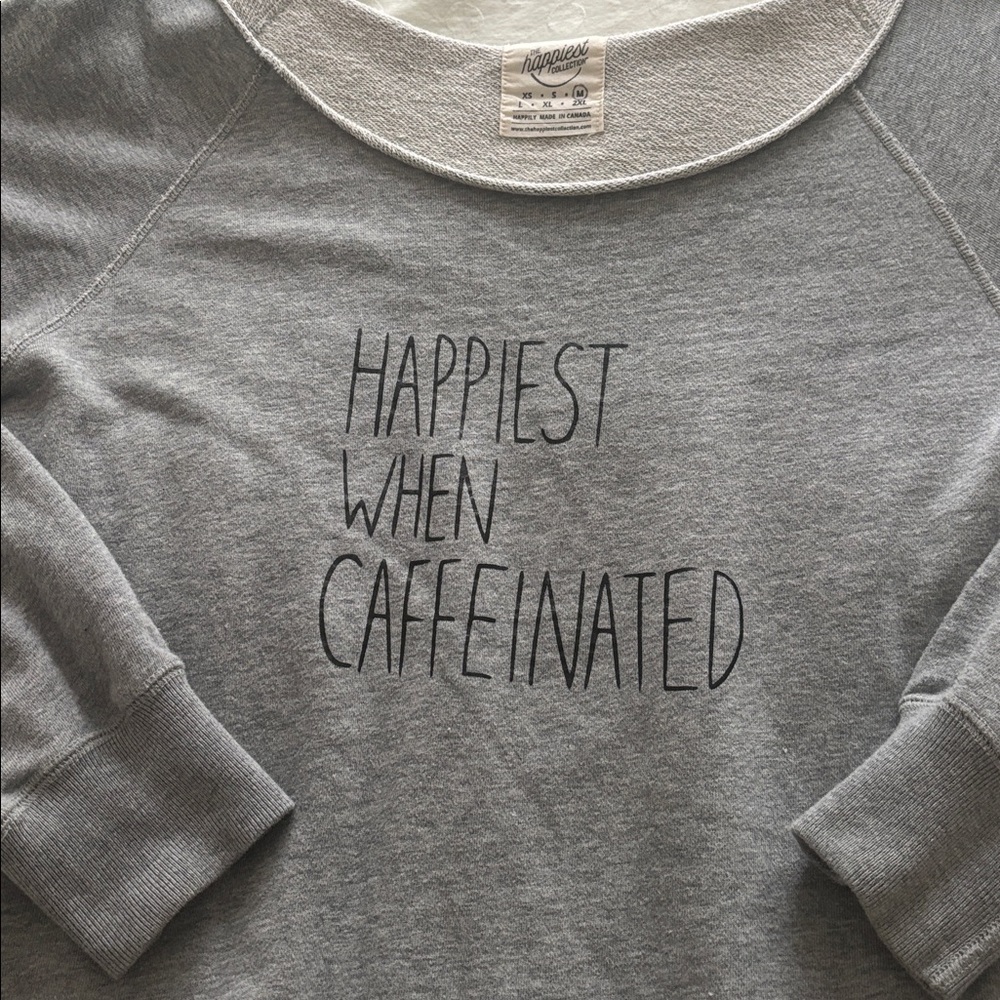 Gray Graphic Sweatshirt -M
